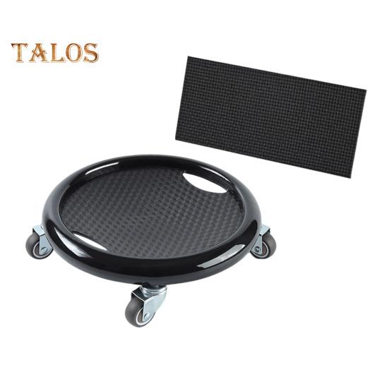 

Роликовый тренажер для пресса с ковриком для коленей, вращающийся на 360 градусов, для мужчин и женщин, для тренировок на пресс, с 4 колесами, для домашнего спортзала, фитнеса чёрный