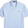 Polo Ralph Lauren SS24 Solid Color Small Pony Embroidered Loose Casual Short Sleeve Polo Shirt Men Tops Island-Blue MNPOKNI1N822826-400