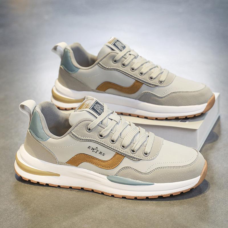 Forrest Gump Shoes Autumn Casual Sports Shoes Soft Sole Leather Surface Running Trendy Shoes Warm Cotton Shoes Winter