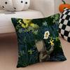 Thriller GAME LLittle Nightmares Cushion Cover Throw Pillow Cover Hidden Button Durable Polyester Chair Cushion