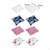 8 Pieces 1:12 Dollhouse Pillow,Simulation Life Scene Sofa Bed Accessories,Living Room Miniature
