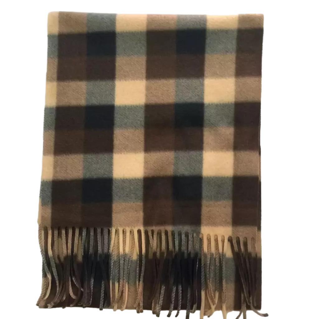 Christmas Long Plaids Blanket 160x30cm Oversized Winter Fall Warm Scarf Big Tartan Scarves Wrap Shawl Classical Tassels