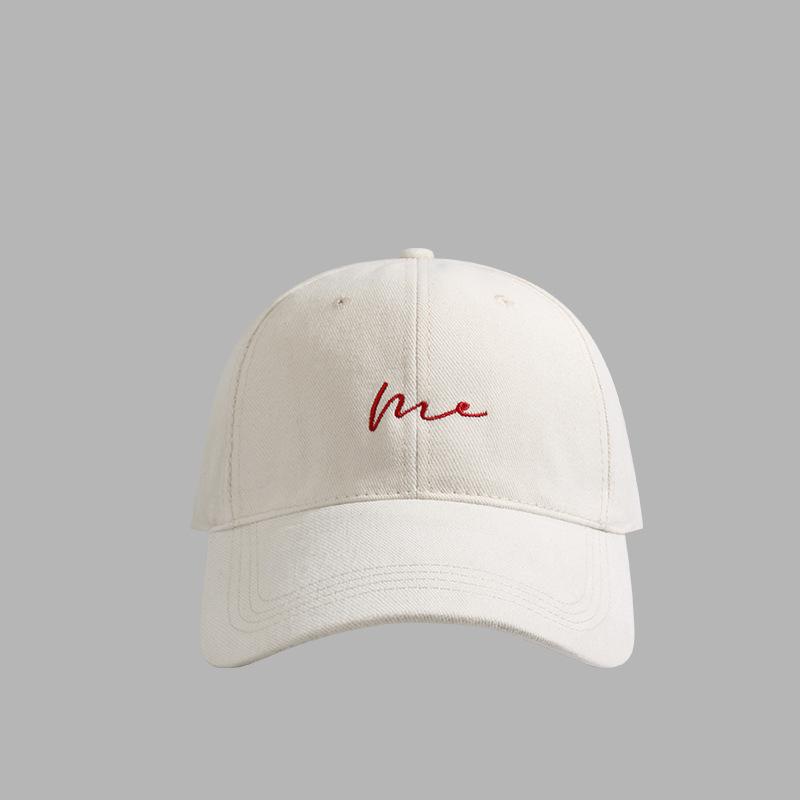 65cm Cross Embroidery Baseball Cap Women Versatile Face Casual Soft Top Sun Baseball Cap men