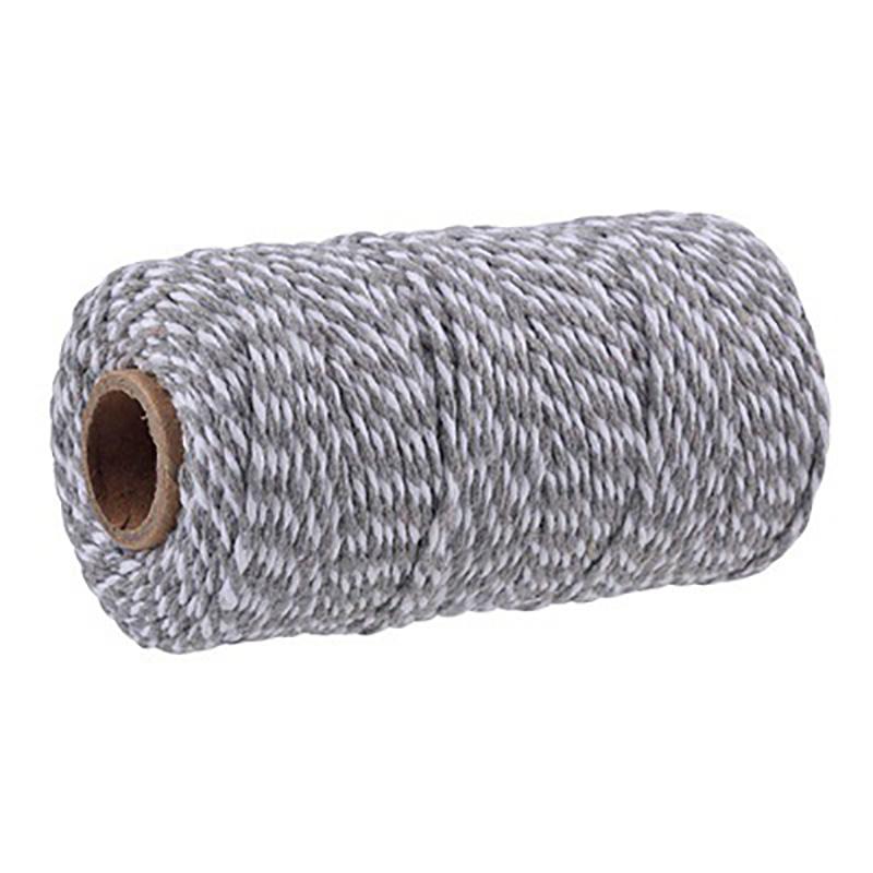 2mm Double Strand 100m Colorful Cotton Rope Butcher's String Chinese Style Rice Dumpling Tying String New