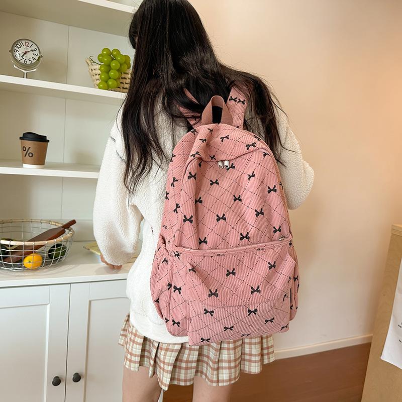 Backpack Bag Girl Junior High School Student Schoolbag Japanese Ins College Student Simple Lightweight Large-capacity Travel Backpack