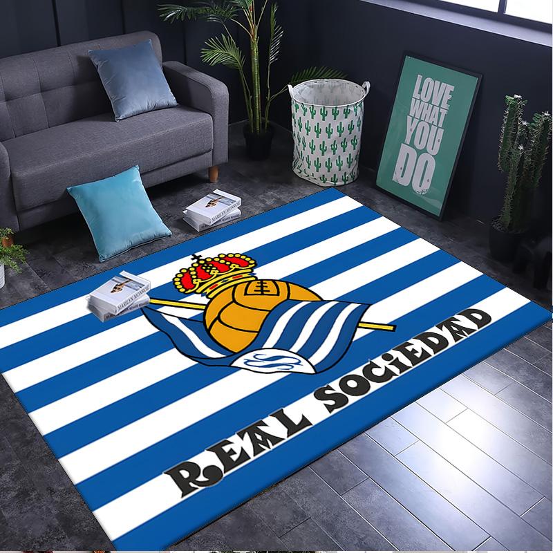 1PC rug Crown And Soccer Ball Sociedad Carpet, Chair Rug,Area Rug for Office Bedroom living rooms bedroom, Doormat decor Christmas fan gifts
