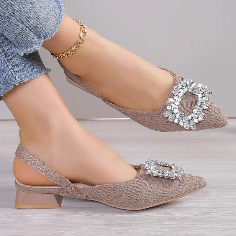 New Women Pointed Toe Designer Shoes Solid Color Knitted Shoes Casual Breathable Ballet Flats Shoes Women Loafers