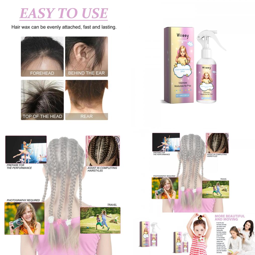 Wiieey Strong Hold Hair Spray For Long Lasting Moisture And Fresh Fragrance In 100ml