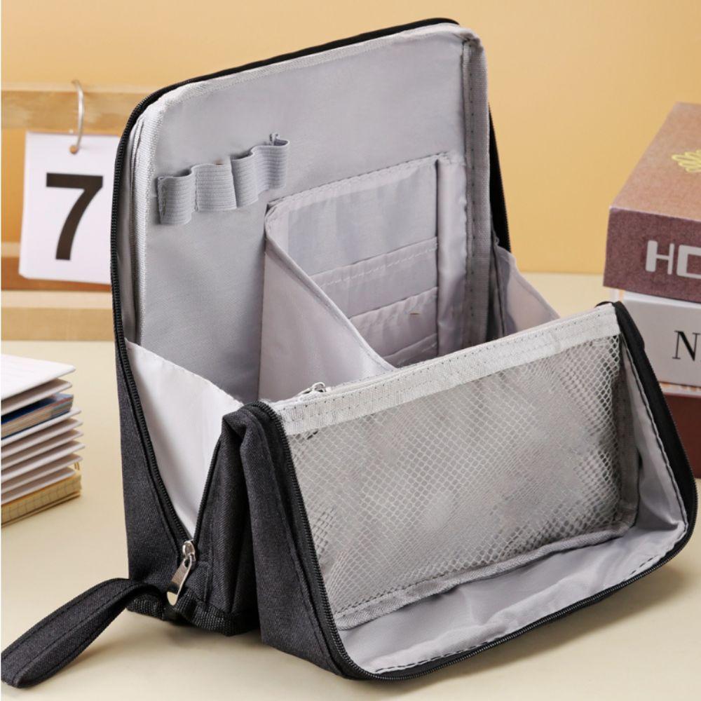 Multi-layer Pencil Case Large Capacity Stationery Bag Multifunctional Stationery Organizer School