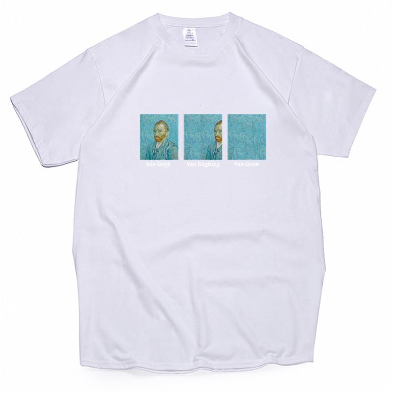 Van Gogh Van Goghing Van Gone Meme Funny T Shirt Unisex Hipsters Cute Printed Tee Women