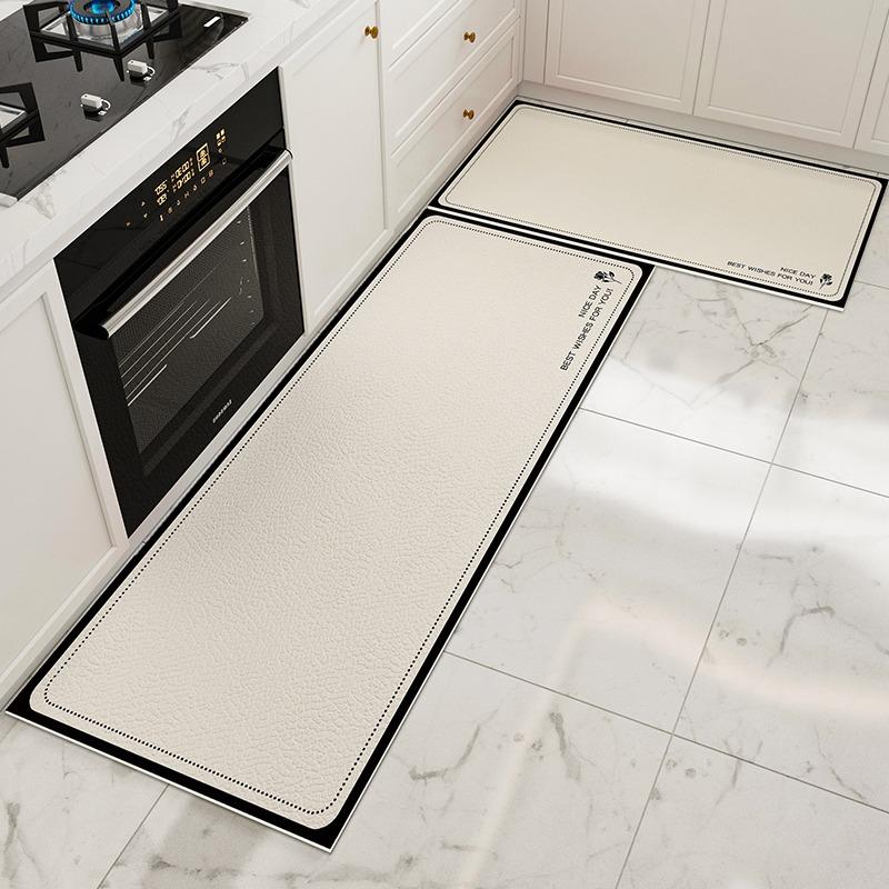 Kitchen Floor Mat Waterproof Non-slip Pvc Carpet Leather Mats Oil-proof Anti-slip Area Rug Home Decoration Alfombra De Cocina