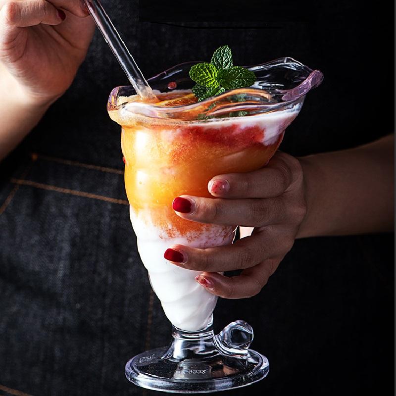 315ml Kreativer Bubble Tea Becher, Saftglas Becher, Milchshake Trinkbecher, Eiskaffee Becher, Cocktail Martini Glas Becher Bar Werkzeug