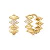 ANIA HAIE Guld Multi-Sparkle 925 Silver Ring Örhängen E061-09G