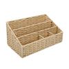 2pcs Woven Mail   Desk File Holder Paper Rope Iron Frame Natural Tabletop   Modern   Storage for Letters Magazine Stationery Small It