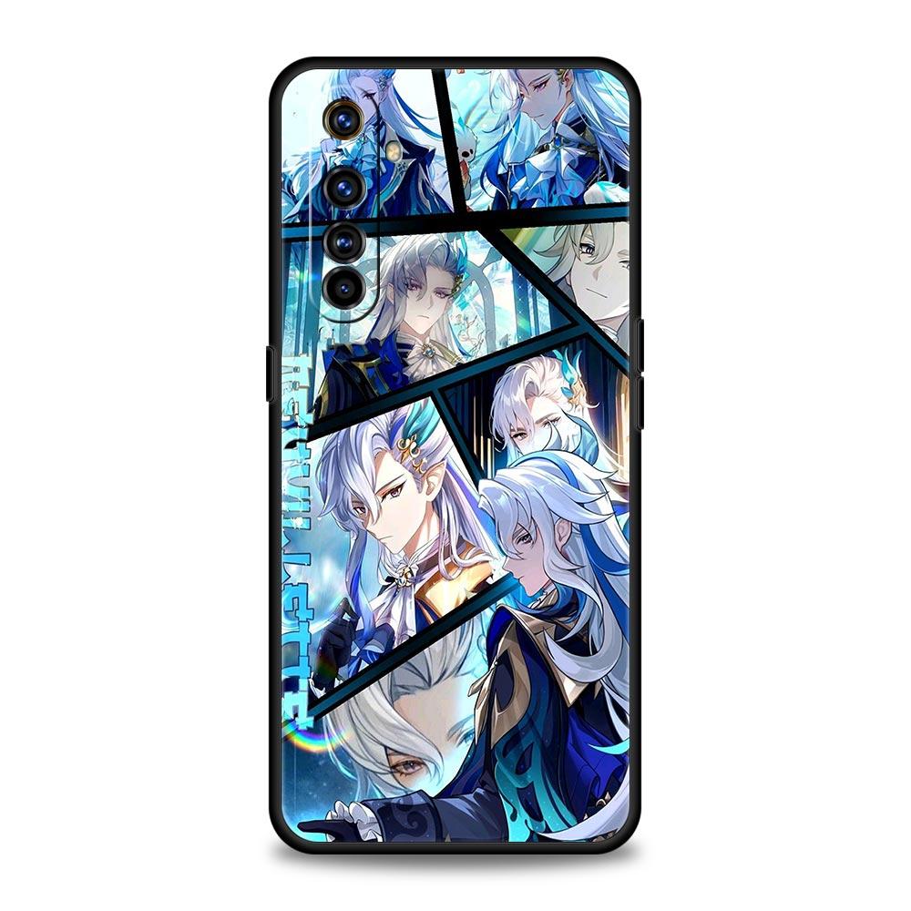 

For Realme GT Neo 2 3 3T 5 Phone Case 12 11 5G 10 9 8 5G 7 6 GT5 GT3 GT2 Pro C21 C11 C25 C35 Cover Genshin impact ayato wanderer Realme 7 Pro