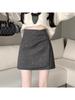 Sequin Tweed High-Waisted Irregular A-Line Slimming Skirt - Autumn/Winter 2025 Collection