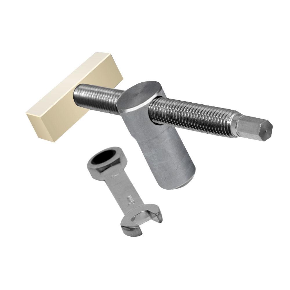 Adjustable Workbench Beach Gog Screw Clamp Suitable For 19mm/20mm Dog Hole Stainless Steel Brass Adjustable Stopper Suitable
