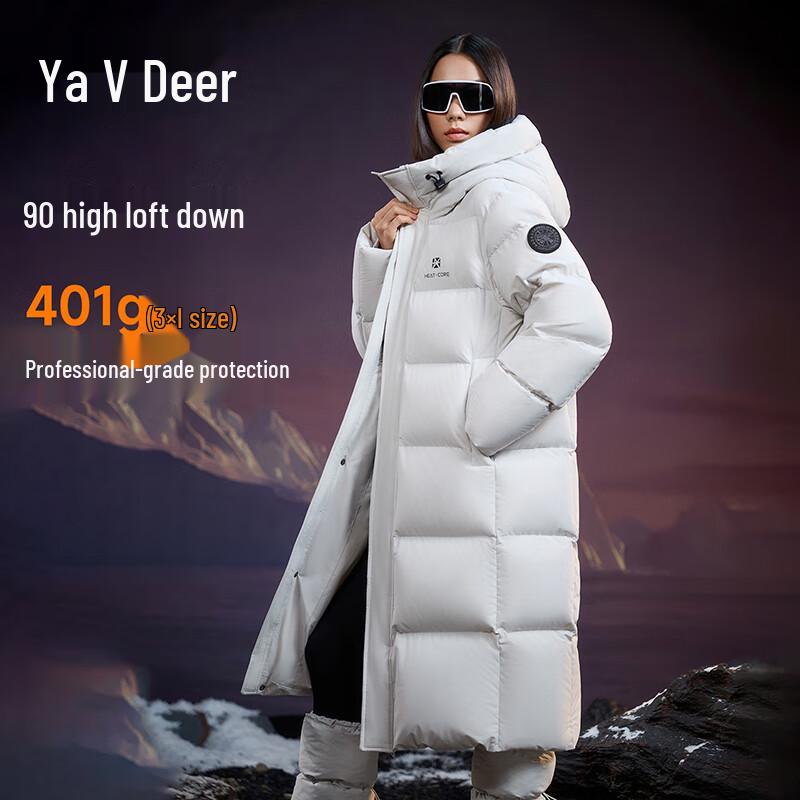 

Женский удлиненный пуховик Yalu с капюшоном 2XL