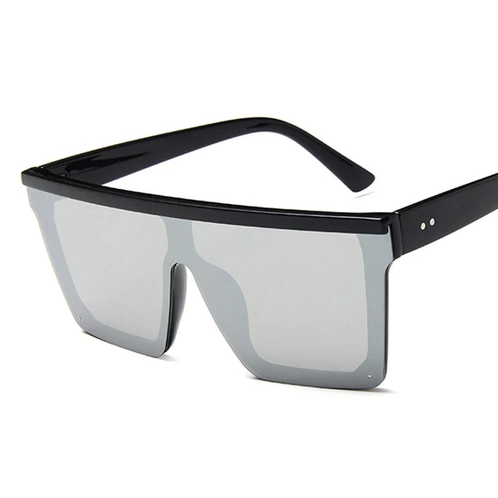 Square Sunglasses Women Luxury Vintage Brand Design Sun Glasses Big Frame Mirror Red Purple Eyewear Uv400