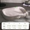 Four Seasons Thickened Dog Cushion: Warm, Removable, Washable Pet Nest & Sleeping Mat for Large Dogs.