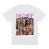 Britney Spears Fashion and Beautiful Pattern Women's T-shirt Harajuku Retro Short Sleeved T-shirt Plus Size