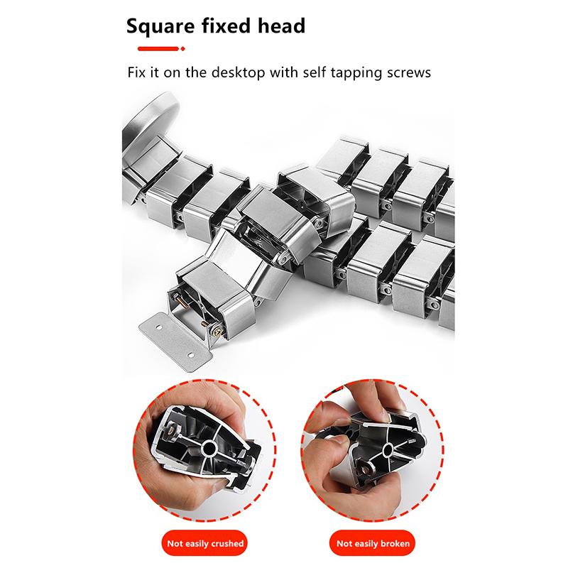 78Cm Wire Spine Cable Sleeve Workstation Snake Wire Organizer Under Desk Cable Wire Management Computer Cord Protective Tube