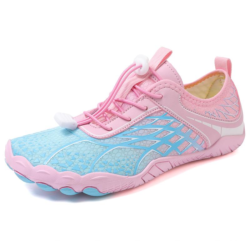 Herren Damen Wasserschuhe Sommer Oberlauf Waten Fünf Zehen Barfuß Aqua Schuhe Strand Meeresufer Farbe Schwimm Sneaker Unisex