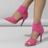 Eilyken Frühling Sexy Mode Stiefeletten Frauen Komfort Peep Toe Gestrickte Stretch Stilettos Dünne Fersen Cut-Out Tanzen Sandalen