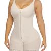 Body Shaper Bodysuit With Zipper Crotch Waist Trainer Butt Lifter