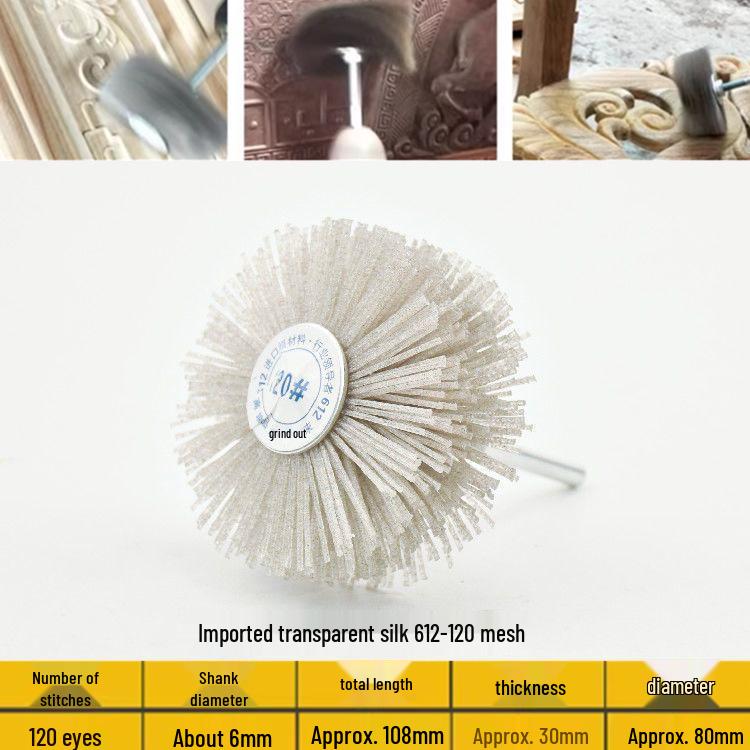 Nylon Abrasive Polishing Wheel for Wood and Furniture Carving
