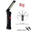 Multifunctional Rotatable Work Light, USB Rechargeable Flashlights w/ Magnet Hook,Ideal for Auto Repair Inspection and Emergency