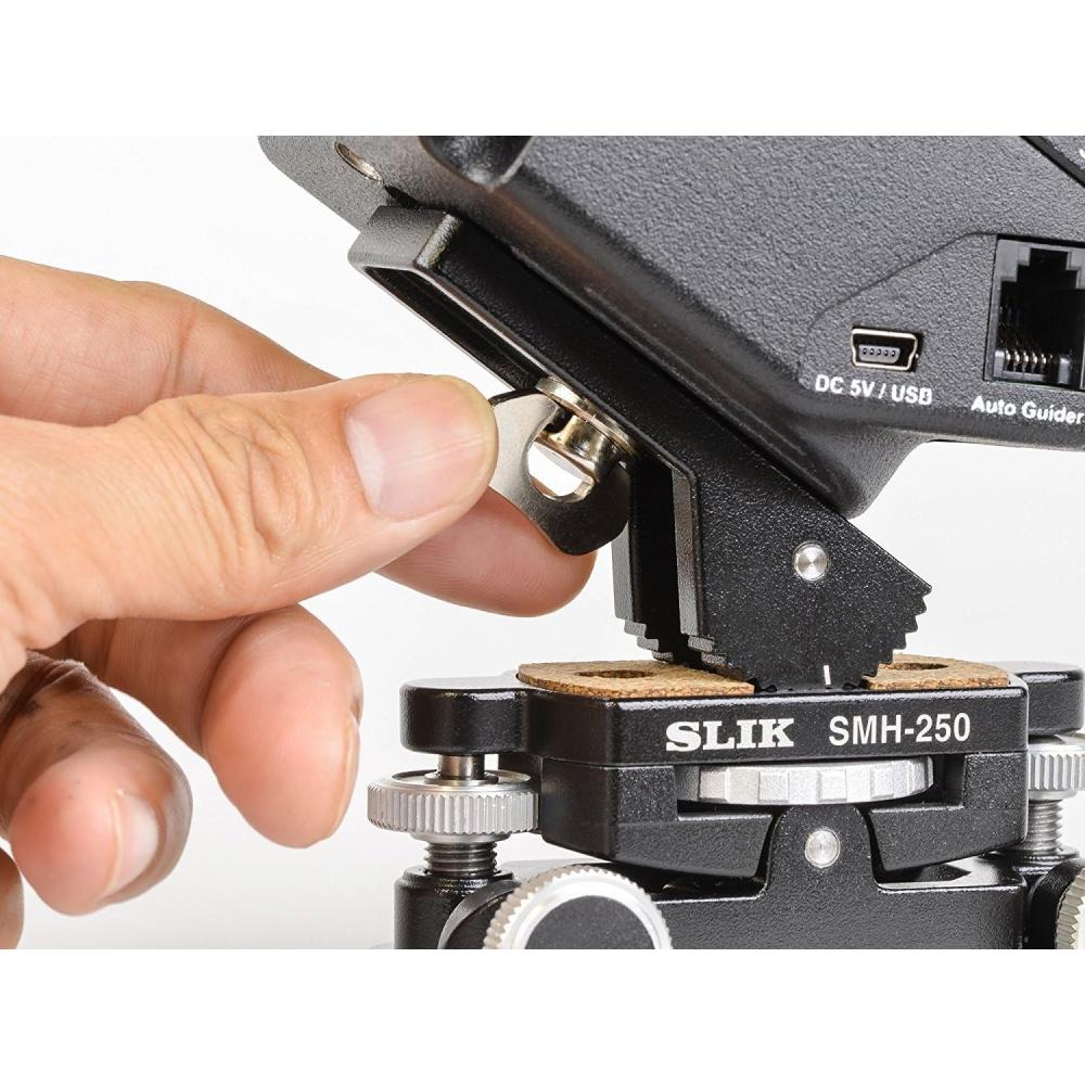 Slik Mikrobewegungskopf SMH 250 2-Achsen Druckguss-Aluminium Druckguss-Alca Schweizer Standard Kompatibel 206775