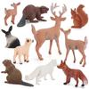 "Forest Animal Series: Beaver, Anteater, Squirrel, Monkey, Rabbit, Deer, Fox Models for Cross-Border Export"