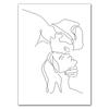 Nordic Minimalist Figures Line Art Sexy Woman Wall Canvas Painting Girls Drawing Posters And Prints Decor For Living Room HD0095