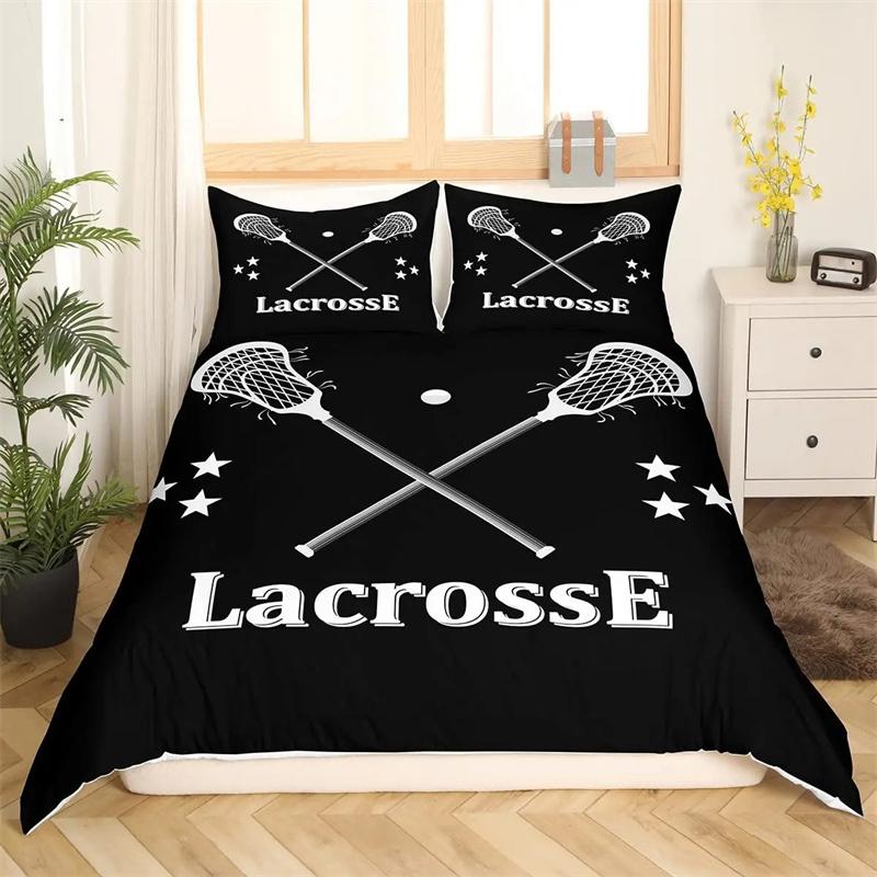 Sports Badminton Duvet Cover Fluorescent Green Pink Badminton Racket Bedding Set Sports Game Comforter Cover Fashion Quilt Cover