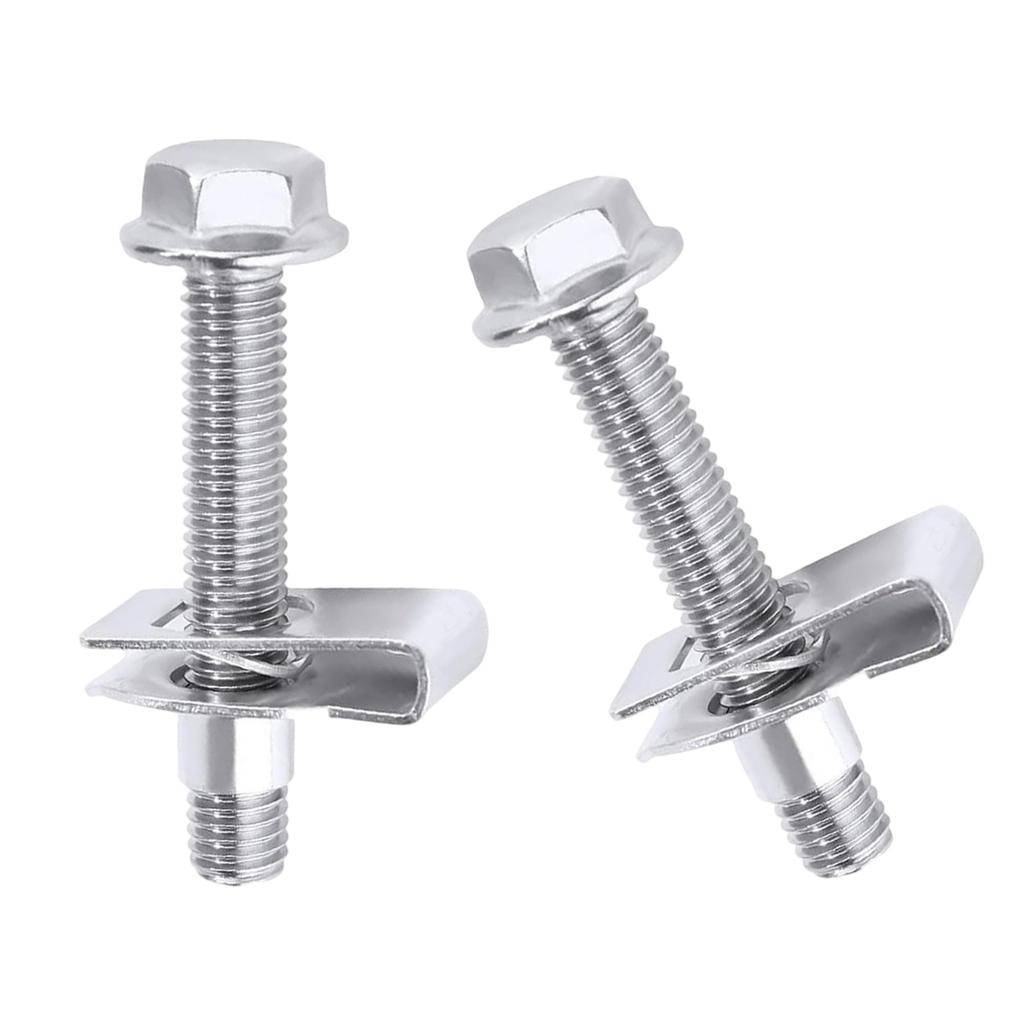 2 Pieces Strong 304 Stainless Steel Mounting Strap Bolts For Fuel Tank Secure Fit 55157 GM11516770 GM11519894 GM15743078
