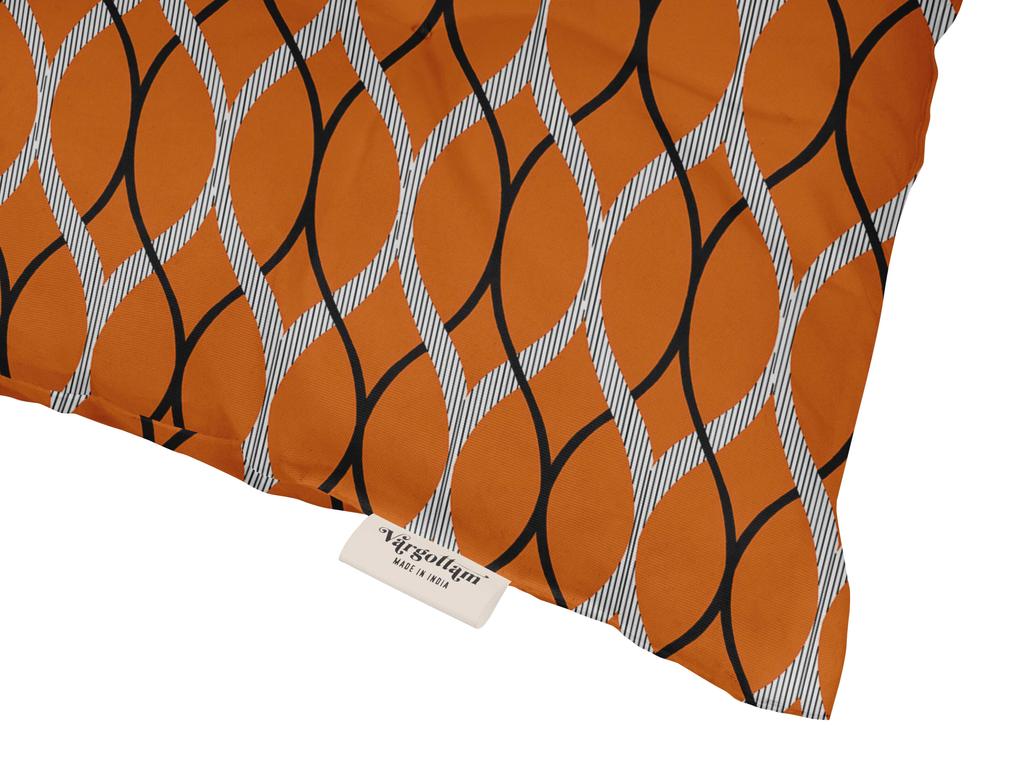 Vargottam Indoor Outdoor Tufted Printed Square Seat Patio Cushion Set Of 2 Water Resistant Patio Furniture Seat Cushion 19,inches, Purple |