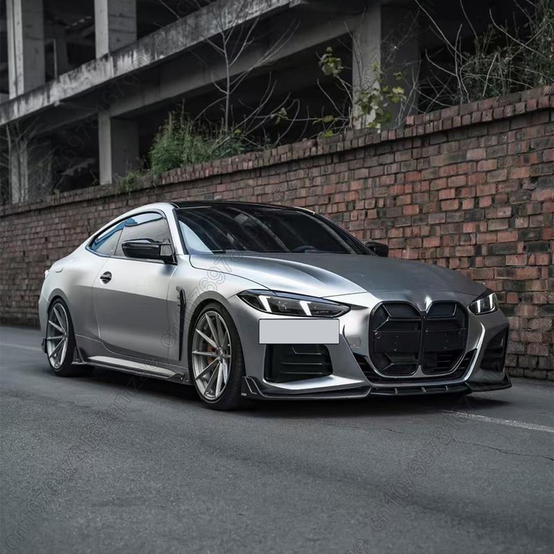 For BMW 4 Series G22 G23 420i 430i 430d M440i M 2021-2024 Front Bumper Splitter Lip Diffuser Spoiler Bumper Deflector Cover