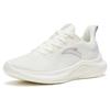 Anta Flyknit Shock Absorbers Slip Resistant Abrasion Resistant Low top Casual Running Shoes Women's Gray Purple Sneakers 922525567F-4
