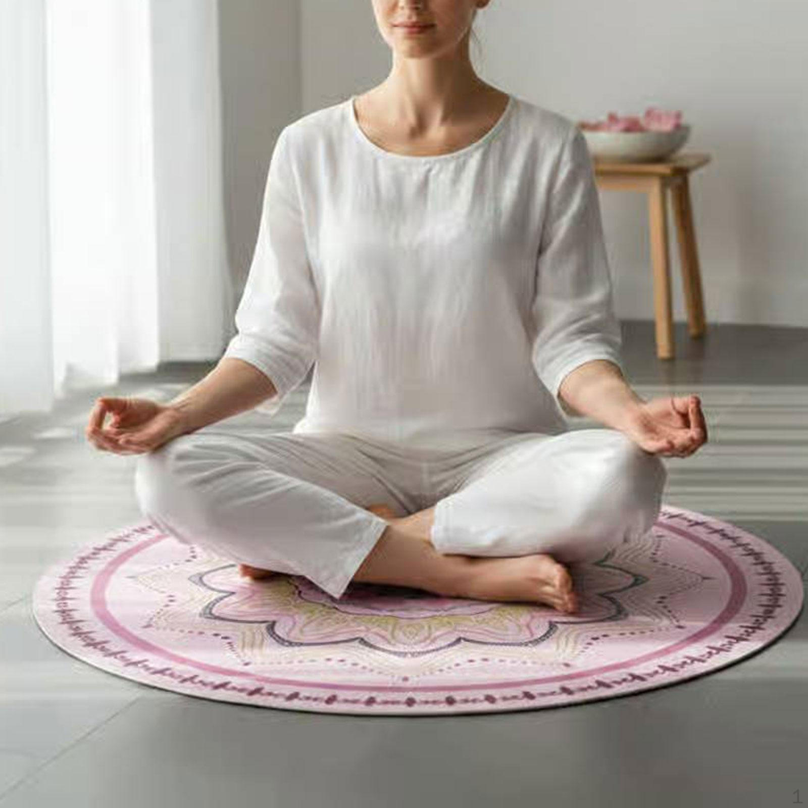

Meditation Mat Comfort Easy to Clean Decorative Practical Waterproof