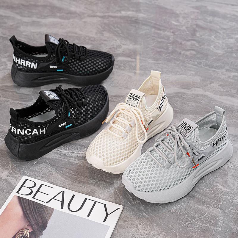 Fashion The 2025 Summer New Womens Shoes Casual Shoes and Sports Shoes Are Breathable and Comfortable Soft Soled Shoes