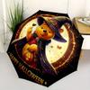 Winnie the Pooh, Halloween Automatic Opening and Closing Umbrella, Compact Travel Umbrella, Lightweight and Portable, Suitable for Beach Com
