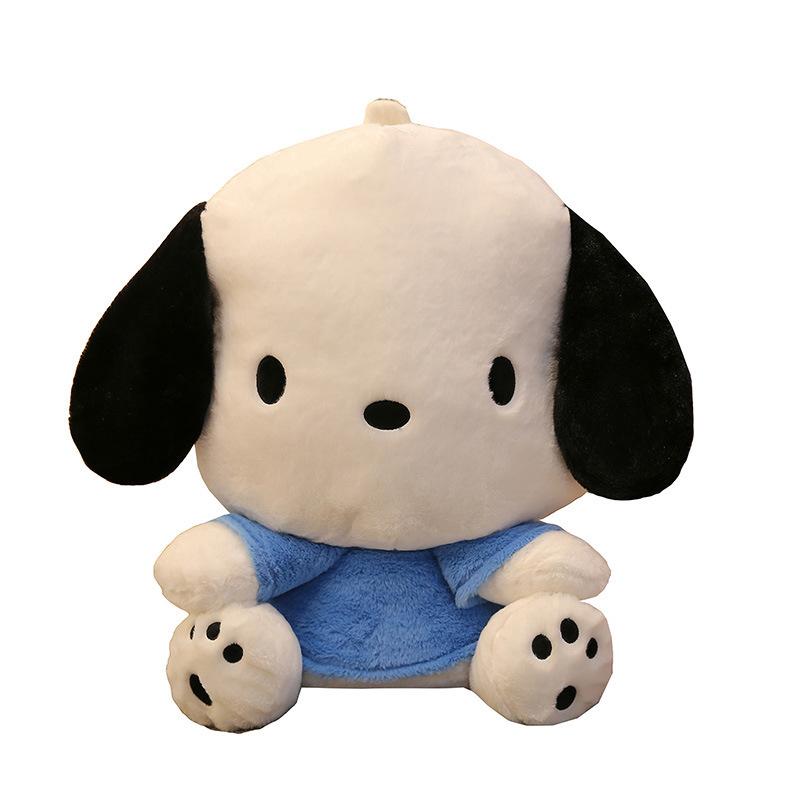 Japanese Pacha Dog Plush Toy Large Doll Cute Little White Dog Doll Sleeping Throw Pillow Girl Gift