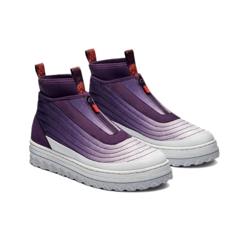 Paria FARZANEH x Converse Cons Pro Leather X2 Technisches Gewebe Zweilagiges Rindsleder High-Top Board Schuhe Unisex Gleiches Weiß und Lila