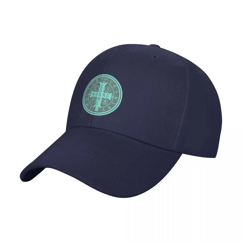 New Saint Benedict Medal Baseball Cap Sunhat Rugby Beach Bag Uv Protection Solar Hat Womens Unisexs