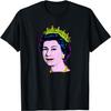 Elizabeth Pop Art Portrait Coronation Queen of England T-Shirt