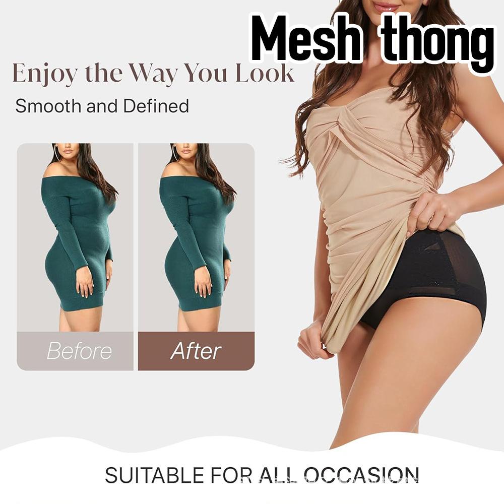 Sexy Minimalist Solid-Colour Shaping High-Elasticity Tummy-Control Brief with Powerful Waist-Sculpting Effect