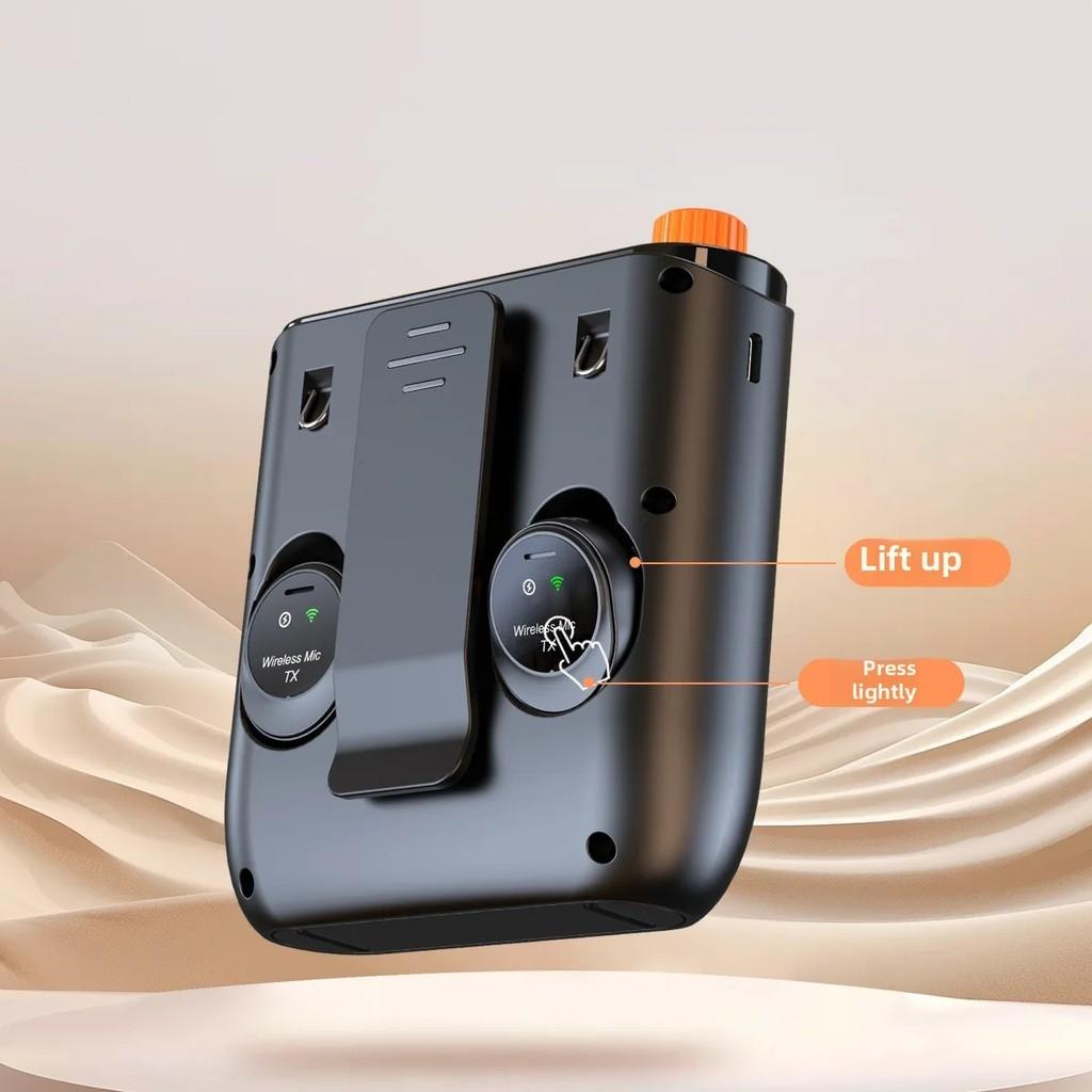 Wireless Voice Amplifier Rechargeable Clip-on Bluetooth Speaker Teaching & Streaming Loudspeaker Capacitive Microphone