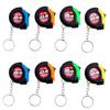 100cm Multi-purpose Mini Tape Measure Universal Pull Ruler Metric Tape Measure Retractable 1m Meter Inch Tailor Tool Keychain