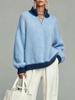 Women's Sweater, Zip-Up for Fall and Winter